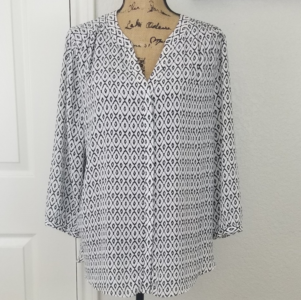 NYDJ blouse sz L